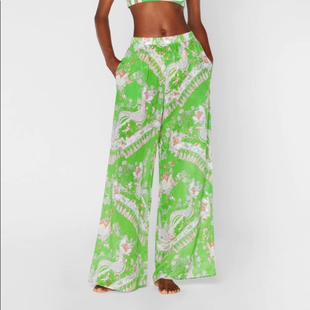 ISO Emilio Pucci Rugiada print cotton pants